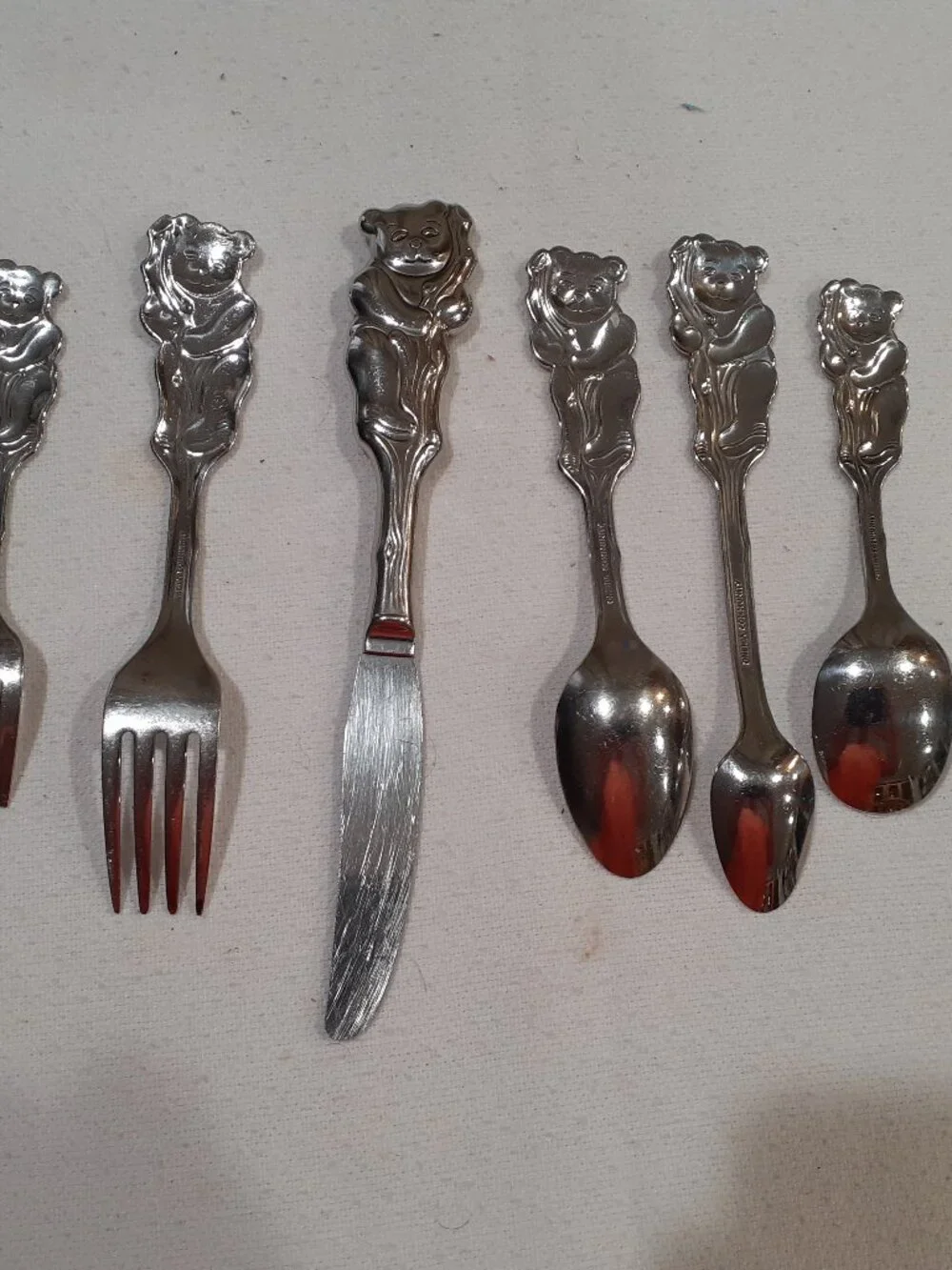 Oneida Community Cubby Bear Stainless steel baby flatware